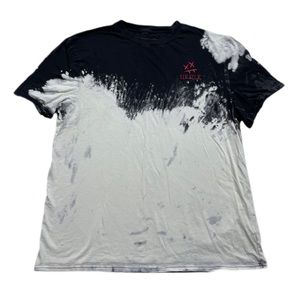SIKSILK‎ Black Bleached Oversize Aoki T-shirt S